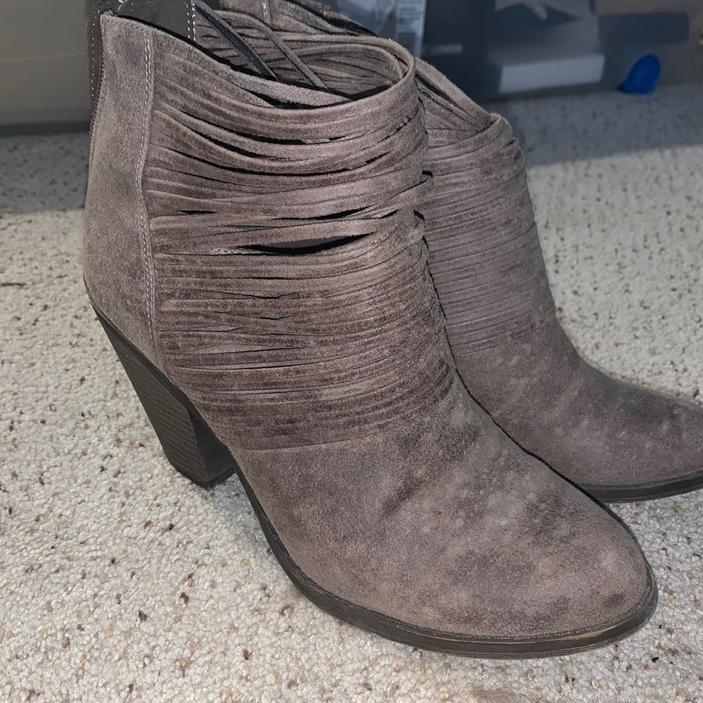 Brown booties